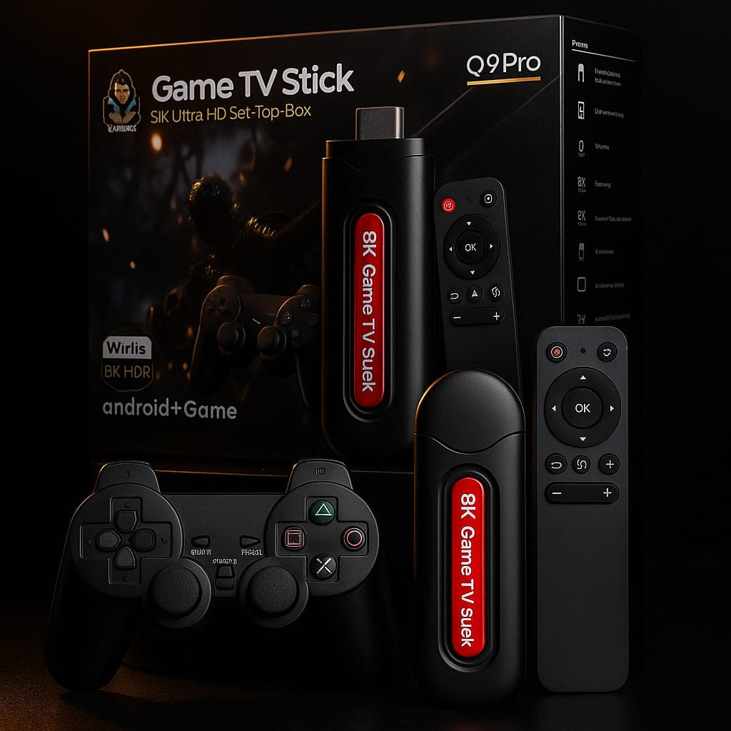 Game stick con juegos y tv incorporada